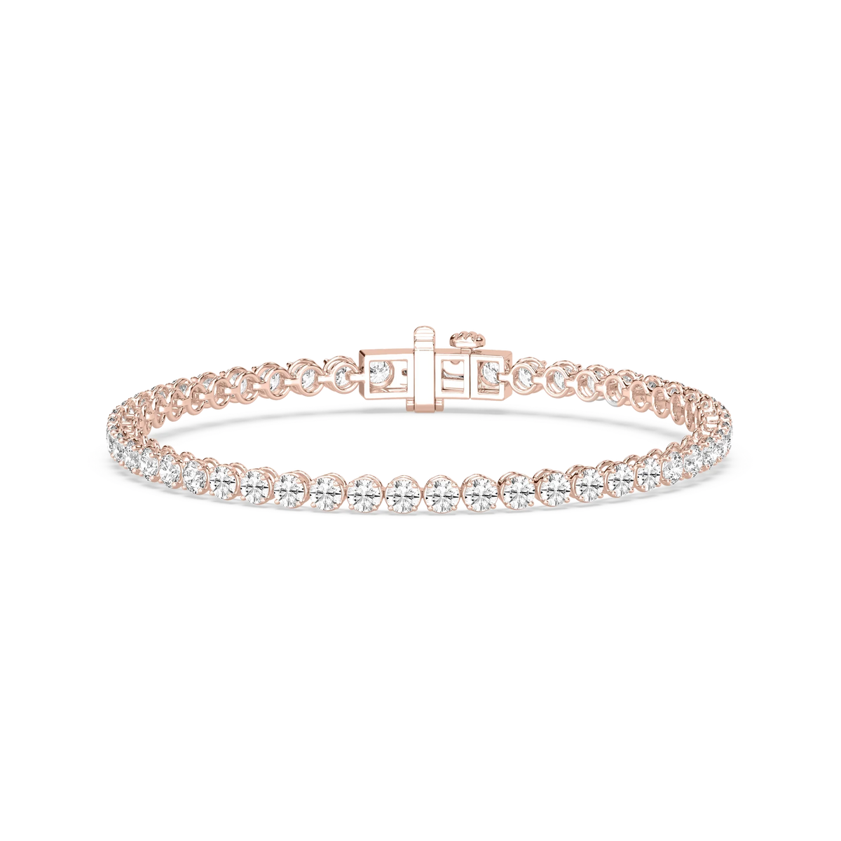 Round LGD Classic Four Prong Tennis Bracelet