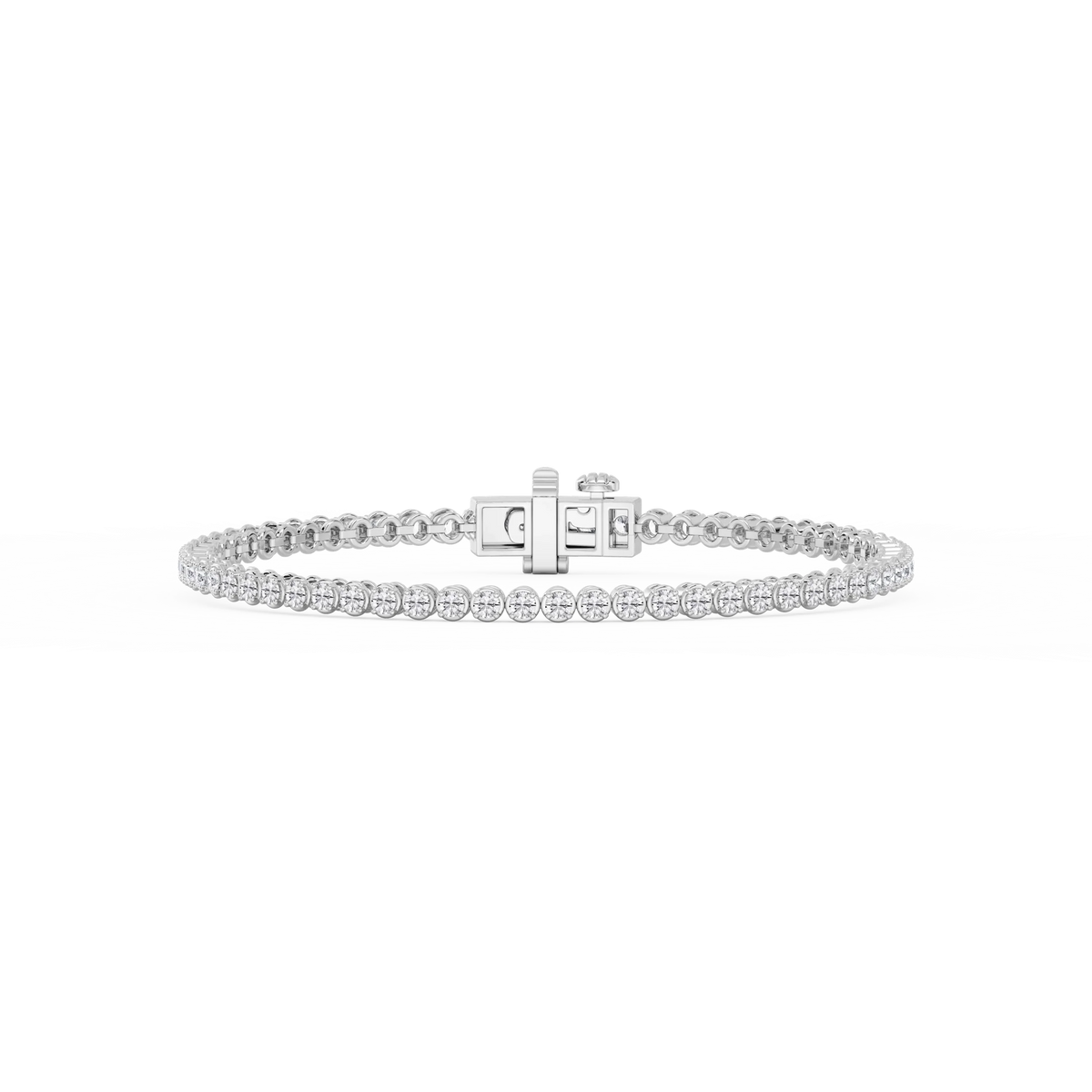 Round LGD Classic Four Prong Tennis Bracelet