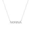 Round LGD Mom Cursive Letter Pendant - 16 to 18 Inches