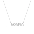 Round LGD Nonna Block Letter Pendant - 16 to 18 Inches