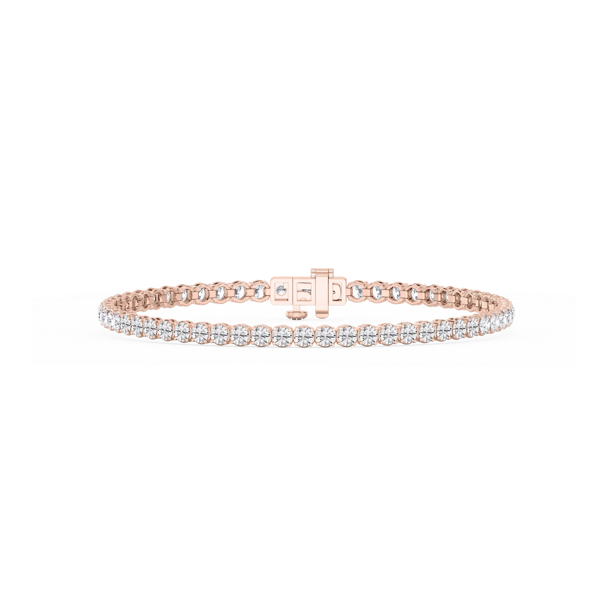 Round LGD Petite Classic Four Prong Tennis Bracelet