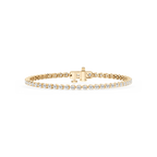 Round LGD Three Prong Tennis Bracelet