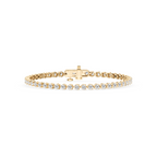 Round LGD Three Prong Tennis Bracelet