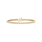 Round LGD Three Prong Tennis Bracelet