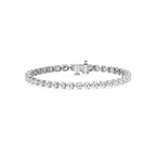 Round LGD Three Prong Tennis Bracelet
