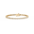 Round LGD Three Prong Tennis Bracelet