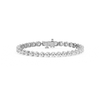 Round LGD Three Prong Tennis Bracelet