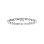 Round LGD Three Prong Tennis Bracelet