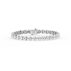 Round LGD Three Prong Tennis Bracelet