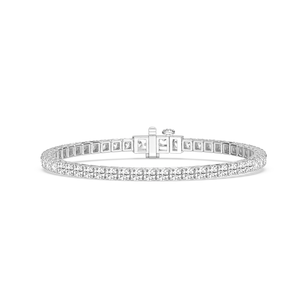 Round LGD Classic Box Four Prong Tennis Bracelet