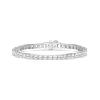 Round LGD Classic Box Four Prong Tennis Bracelet