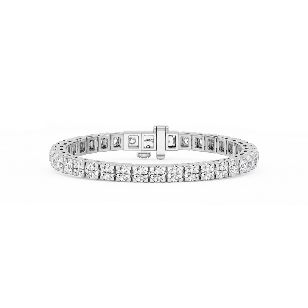 Round LGD Classic Box Four Prong Tennis Bracelet