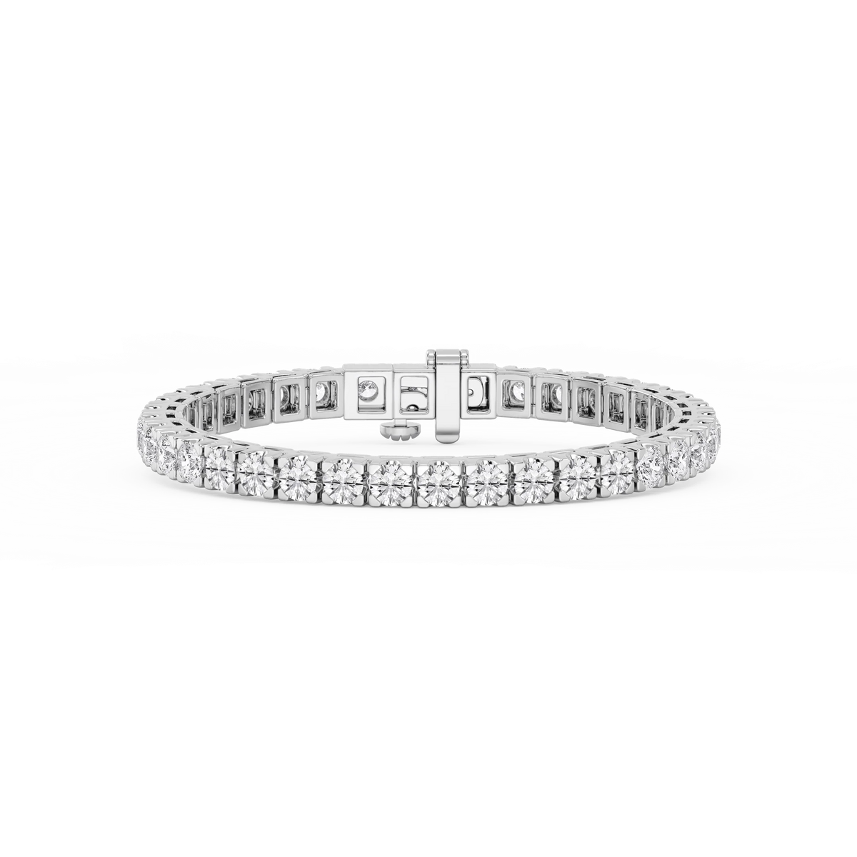 Round LGD Classic Box Four Prong Tennis Bracelet