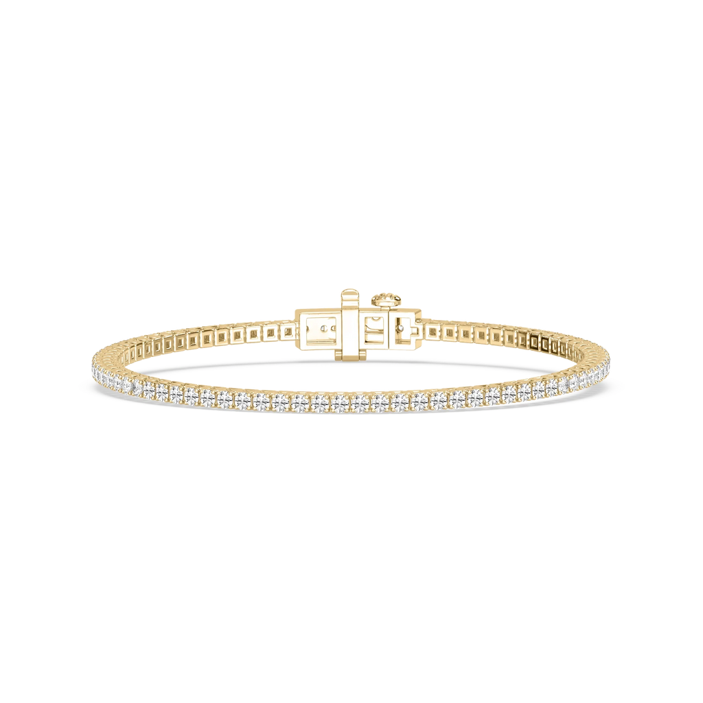 Round LGD Classic Box Four Prong Tennis Bracelet