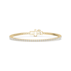 Round LGD Classic Box Four Prong Tennis Bracelet