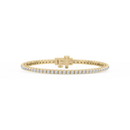 Round LGD Classic Box Four Prong Tennis Bracelet