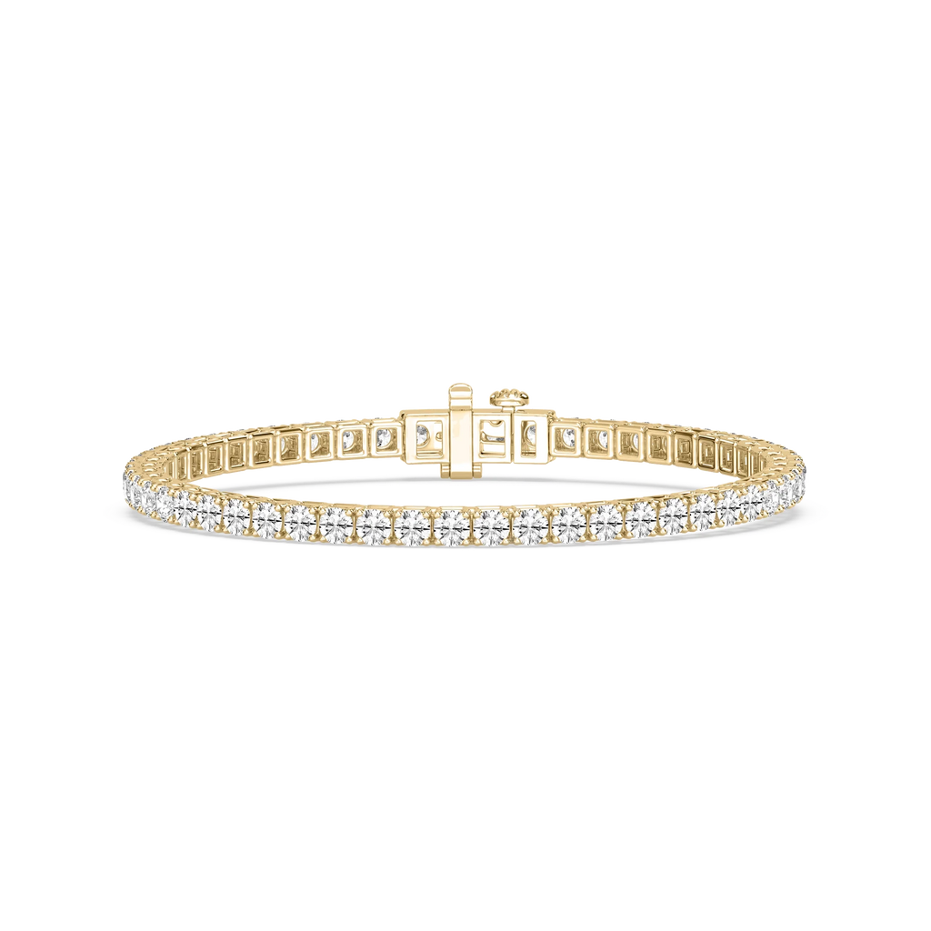 Round LGD Classic Box Four Prong Tennis Bracelet