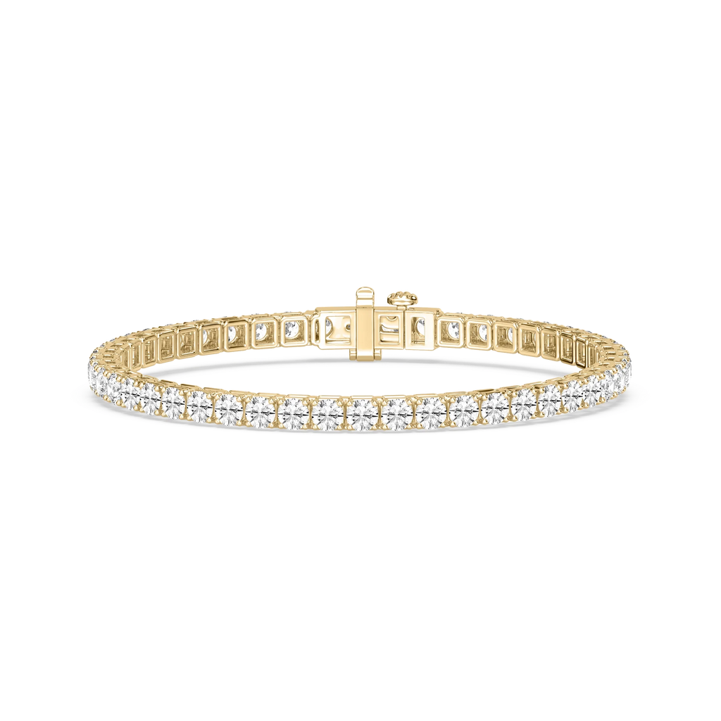 Round LGD Classic Box Four Prong Tennis Bracelet
