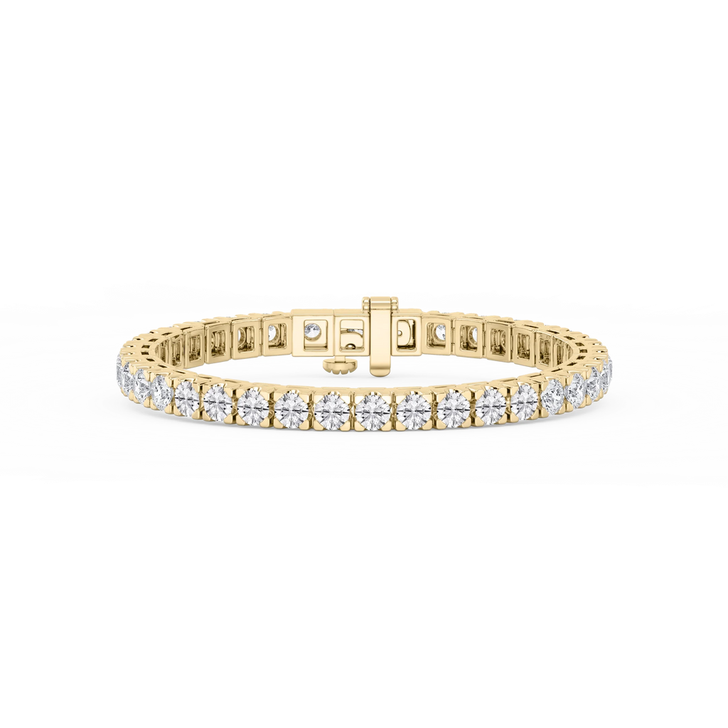 Round LGD Classic Box Four Prong Tennis Bracelet