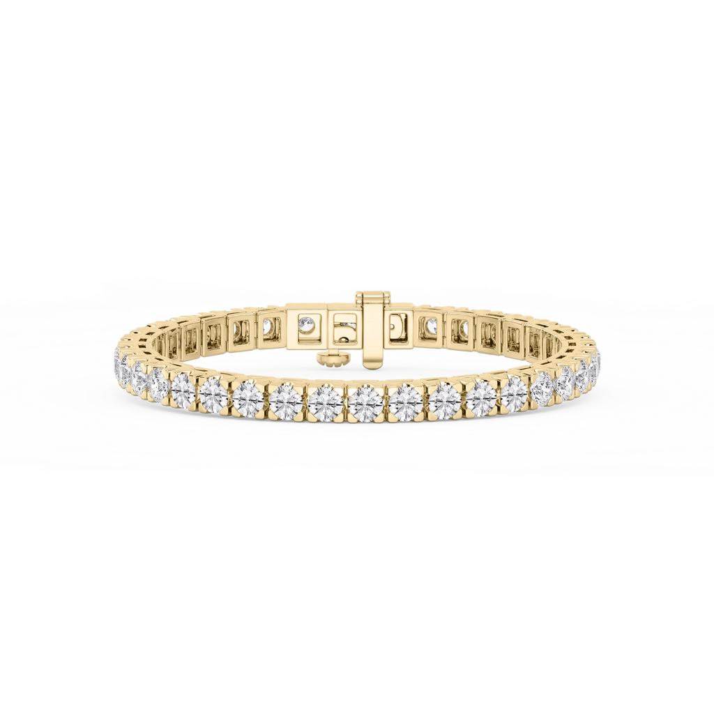 Round LGD Classic Box Four Prong Tennis Bracelet
