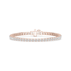 Round LGD Classic Box Four Prong Tennis Bracelet