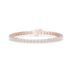 Round LGD Classic Box Four Prong Tennis Bracelet