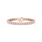 Round LGD Classic Box Four Prong Tennis Bracelet