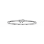 Round LGD Classic Box Four Prong Tennis Bracelet