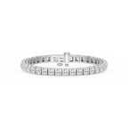 Round LGD Classic Box Four Prong Tennis Bracelet
