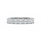 Sarah Round LGD Seven Stone V Prong Anniversary Band - 14K White Gold / 1.75ctw