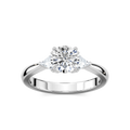 Selma LGD Trillion Three Stone Engagement Ring - 14K White Gold