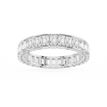 Serena Emerald LGD Half Bezel Eternity Band