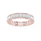 Serena Emerald LGD Half Bezel Eternity Band