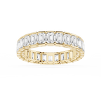 Serena Emerald LGD Half Bezel Eternity Band