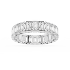 Serena Emerald LGD Half Bezel Eternity Band