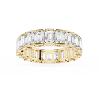Serena Emerald LGD Half Bezel Eternity Band