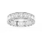 Serena Emerald LGD Half Bezel Eternity Band