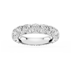 Sharon Round LGD French Pave Eternity Band