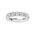 Sharon Round LGD French Pave Eternity Band