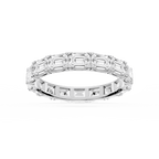 Shiloh Oval LGD East West Eternity Band - 14K White Gold / 4 ctw