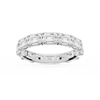 Shiloh Oval LGD East West Eternity Band - 14K White Gold / 5 ctw