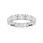 Shiloh Oval LGD East West Eternity Band - 14K White Gold / 6 ctw