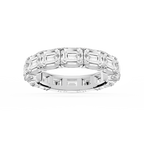 Shiloh Oval LGD East West Eternity Band - 14K White Gold / 7 ctw