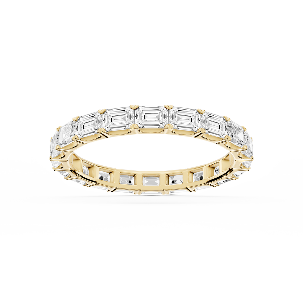 Shiloh Oval LGD East West Eternity Band - 14K Yellow Gold / 2 ctw