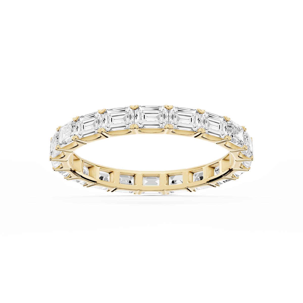 Shiloh Oval LGD East West Eternity Band - 14K Yellow Gold / 2 ctw