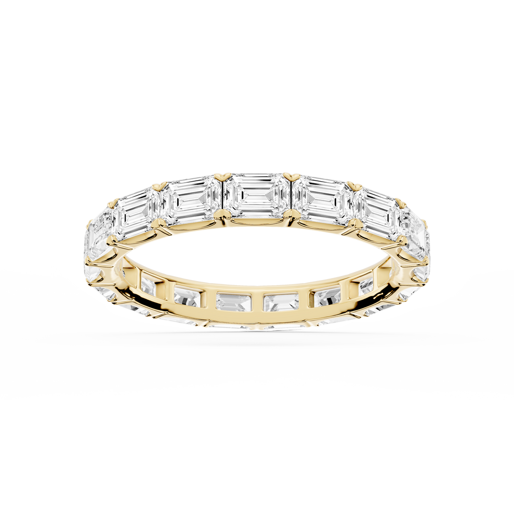 Shiloh Oval LGD East West Eternity Band - 14K Yellow Gold / 3 ctw
