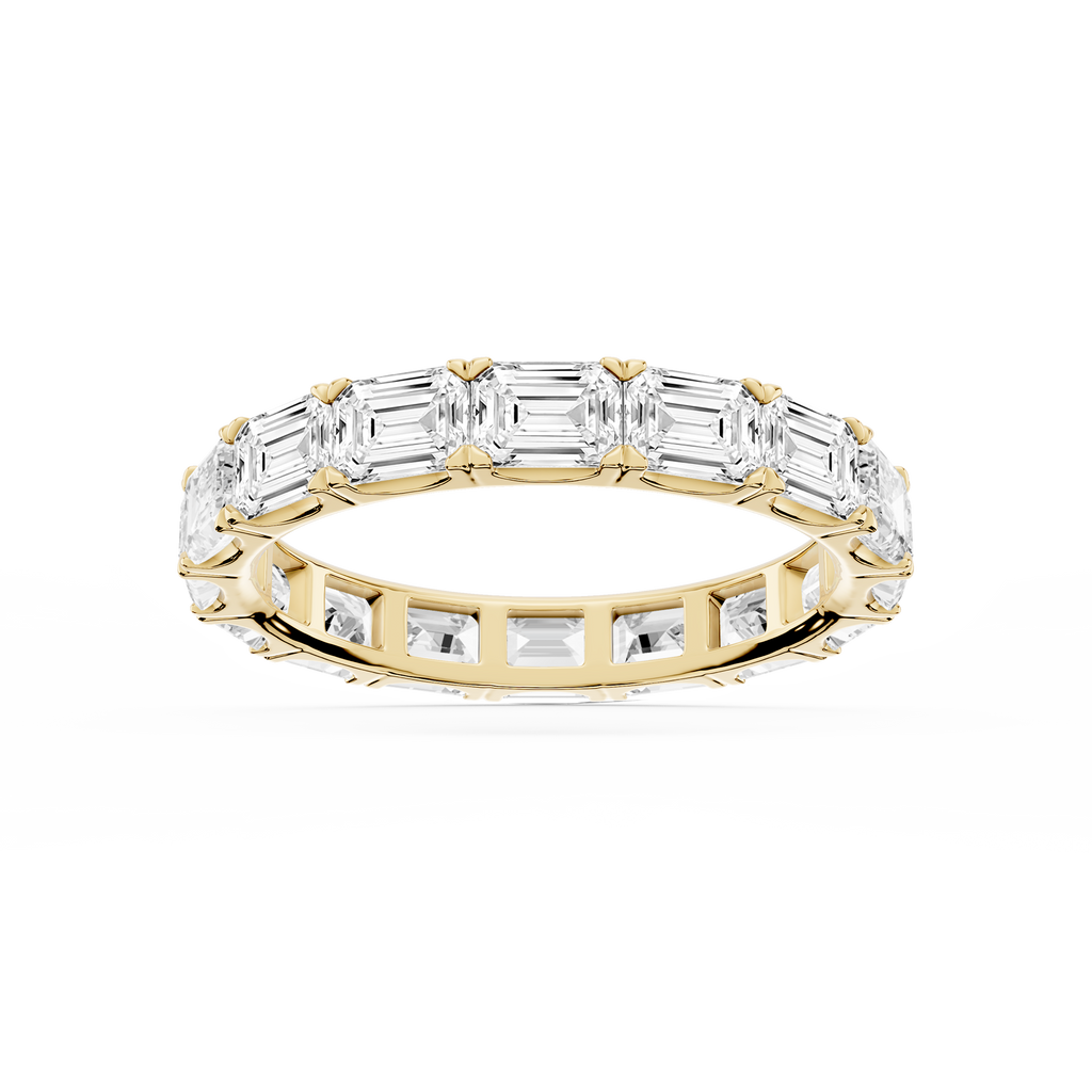 Shiloh Oval LGD East West Eternity Band - 14K Yellow Gold / 4 ctw