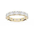Shiloh Oval LGD East West Eternity Band - 14K Yellow Gold / 5 ctw