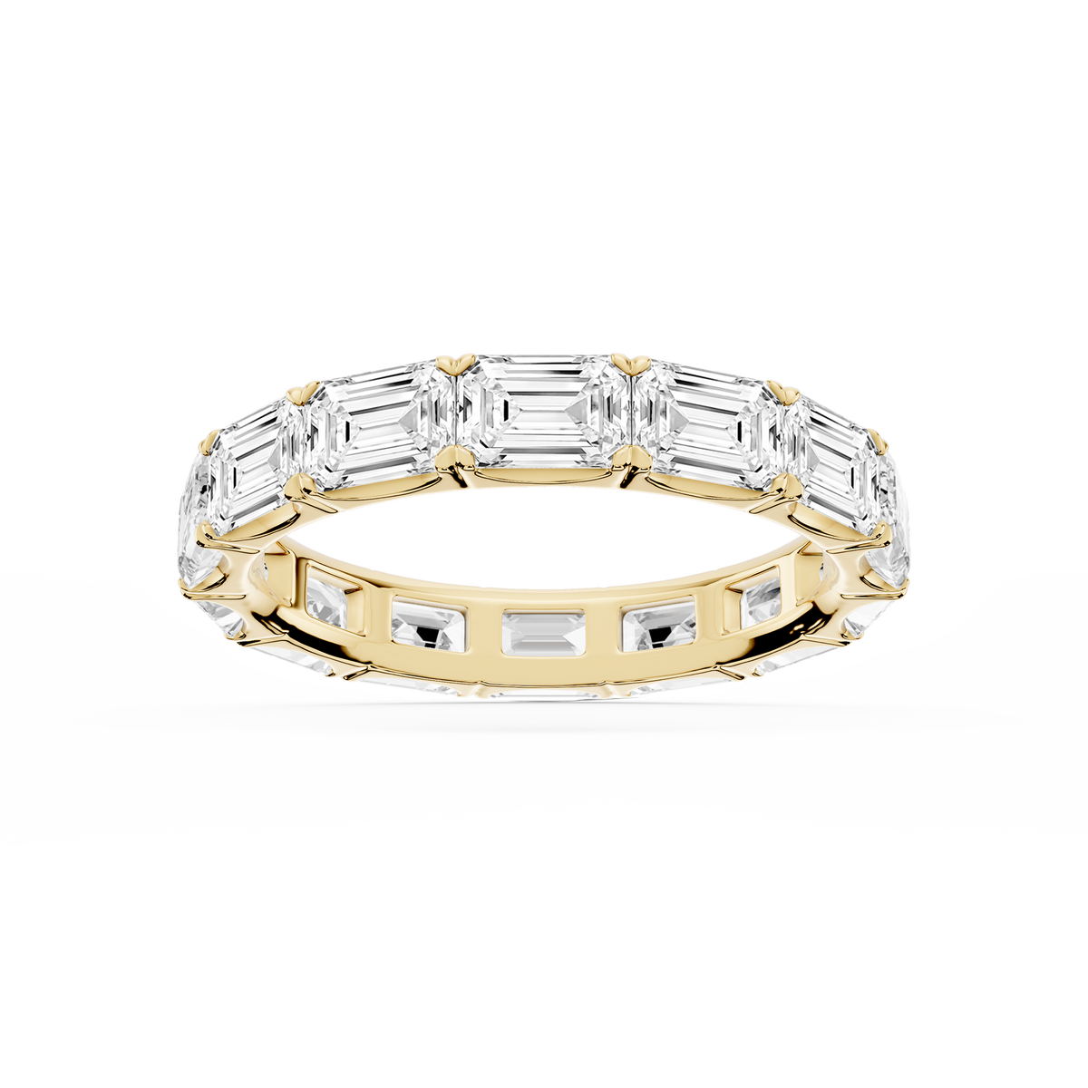 Shiloh Oval LGD East West Eternity Band - 14K Yellow Gold / 5 ctw