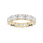 Shiloh Oval LGD East West Eternity Band - 14K Yellow Gold / 6 ctw